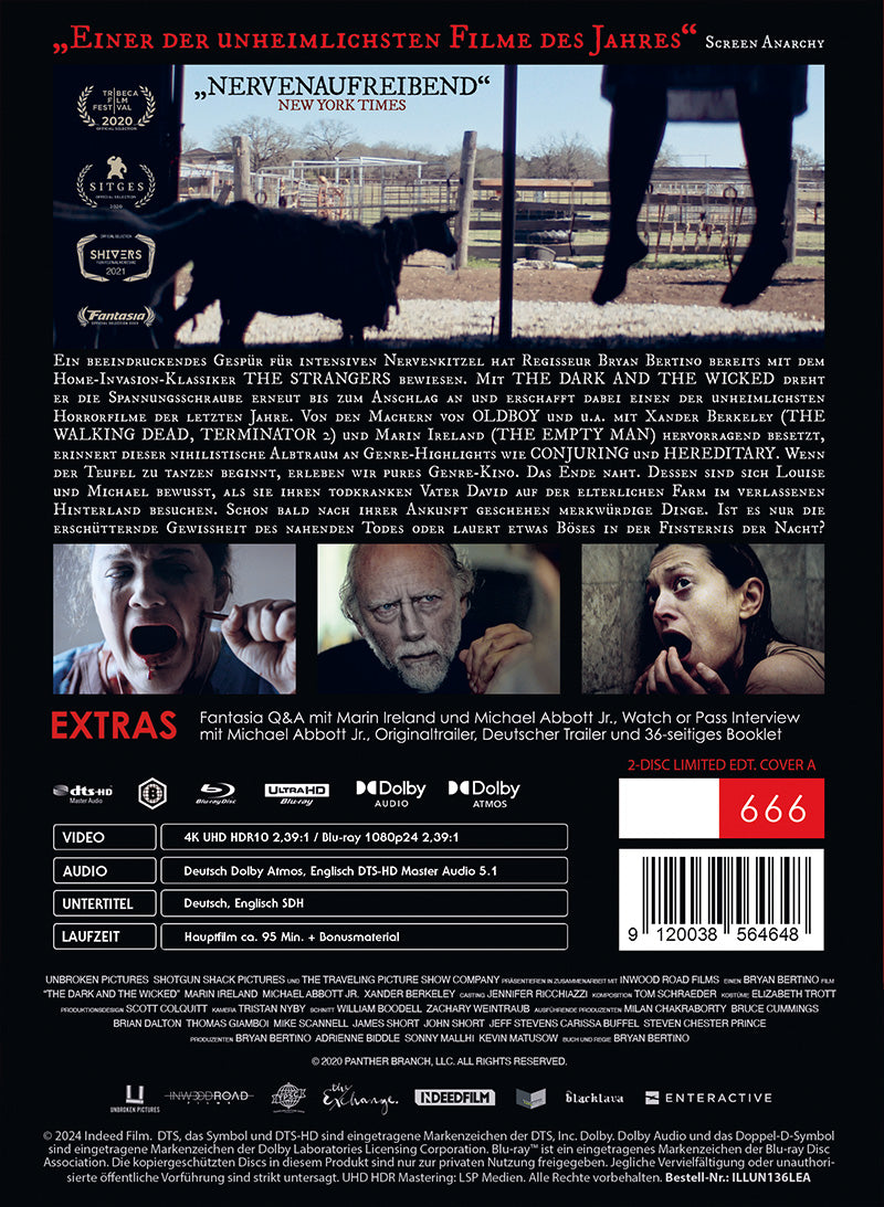 Black Lava The Dark and the Wicked Mediabook UHD+BD