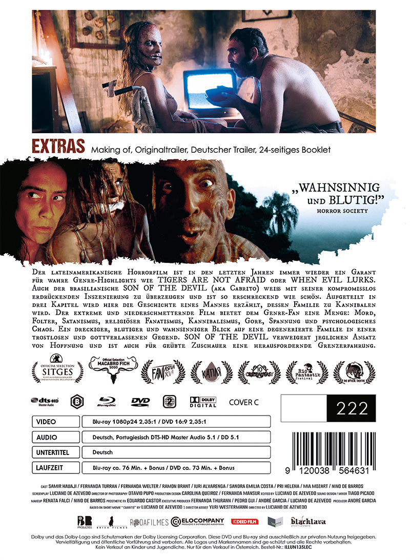 Black Lava Son of the Devil Mediabook Cover C Uncut 2-Disc