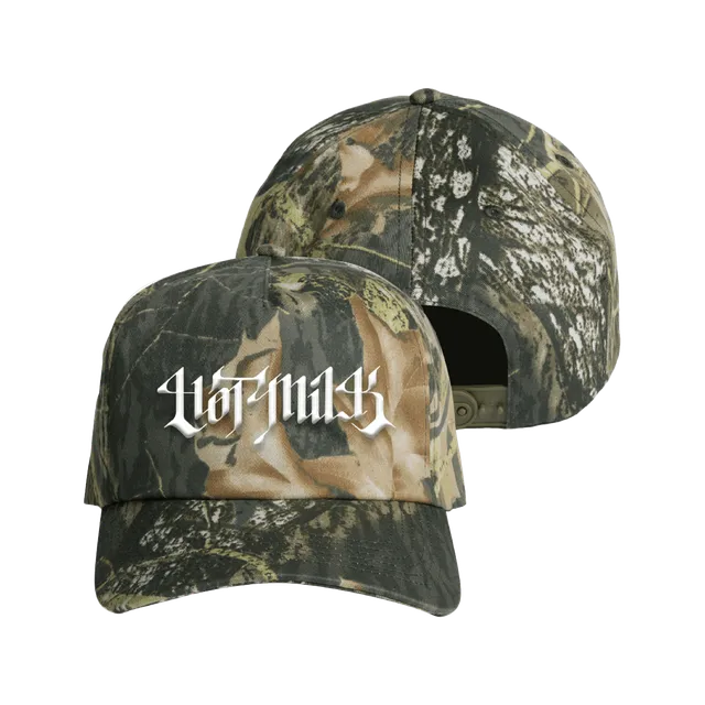 Hot Milk Logo Cap Tree Camo Bestickte Kappe