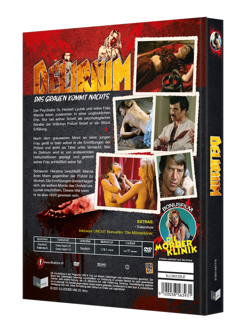 Black Lava Delirium Grauen kommt Nachts Mediabook Uncut