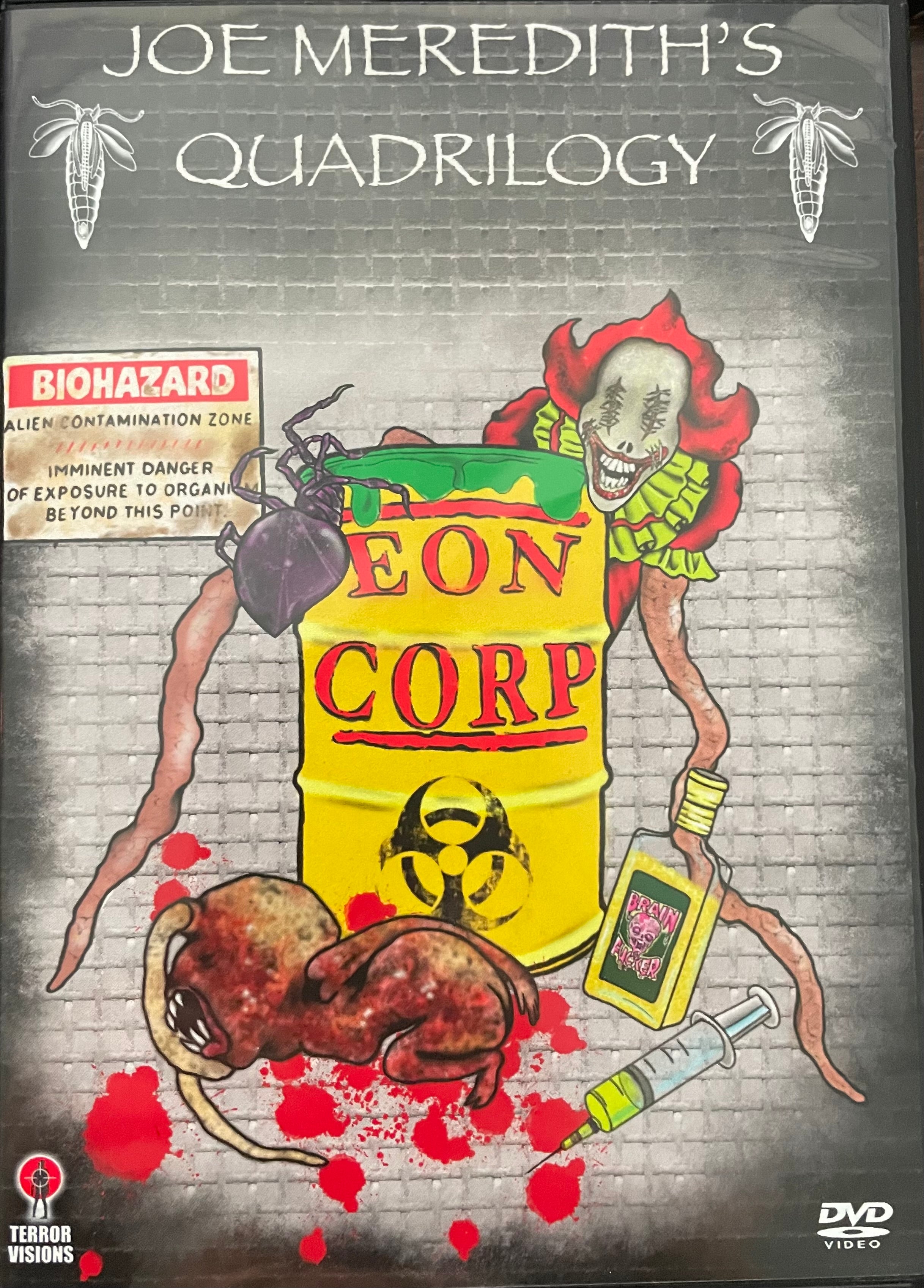 Black Lava Releases Joe Meredith Quadrilogy DVD DVD-R Sci-Fi Gore