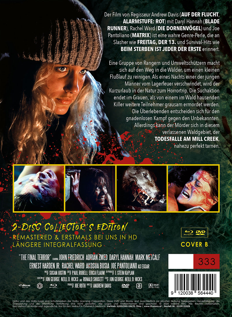 The Final Terror Limited 333 Mediabook BD DVD Cover B