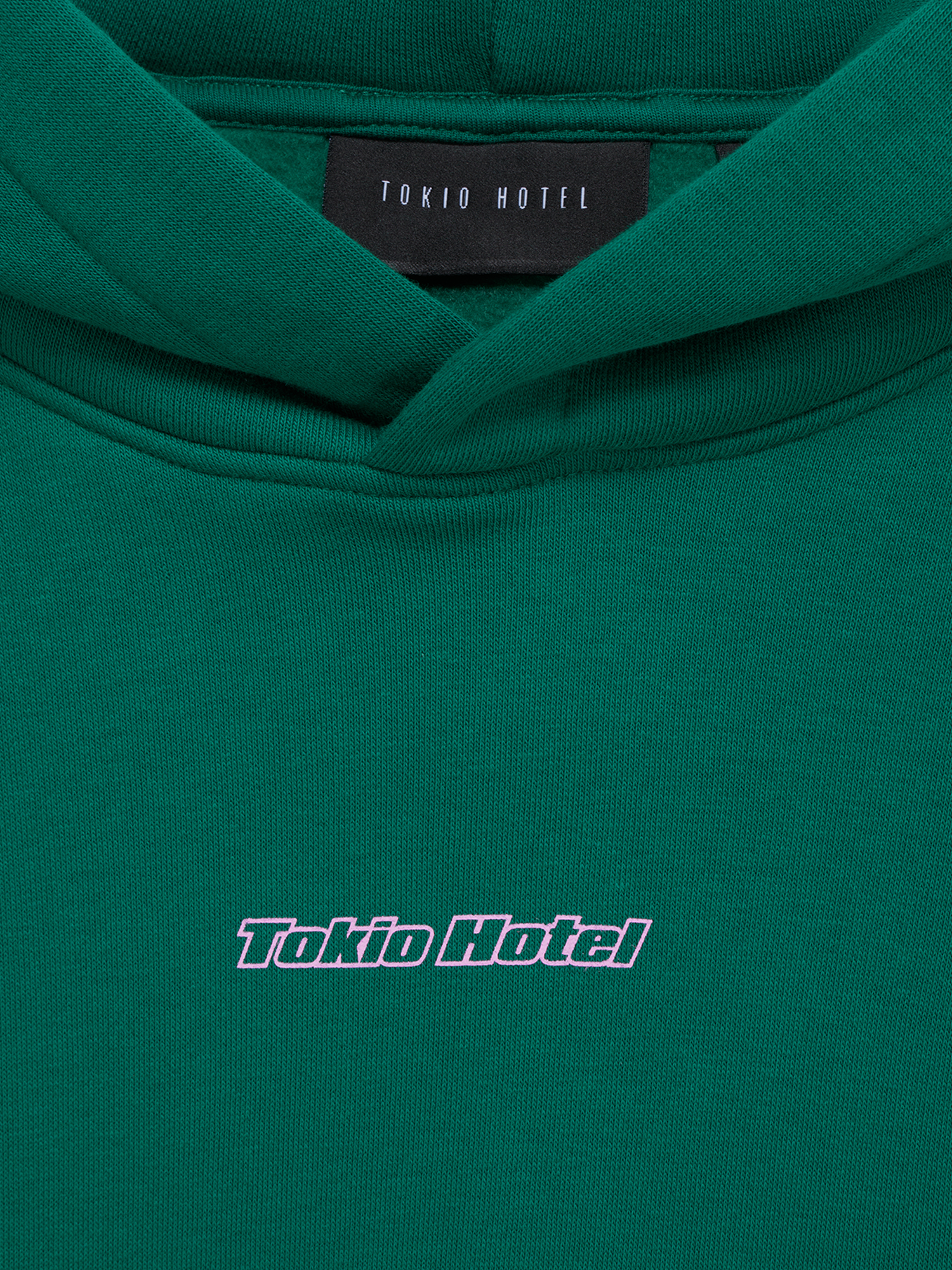 Tokyo Hotel Diskografie Hoodie grün oversized Backprint
