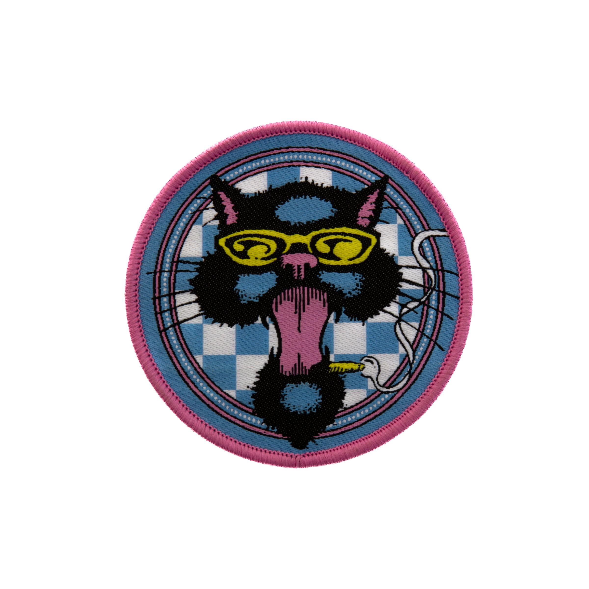 Blues Traveler Logo Circle Patch pink/blau 3 Zoll