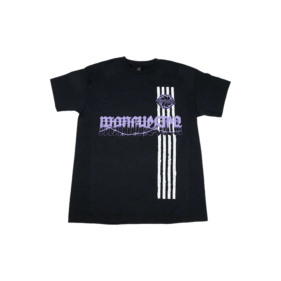 Hot Milk Manchester Tee T-Shirt schwarz Baumwolle