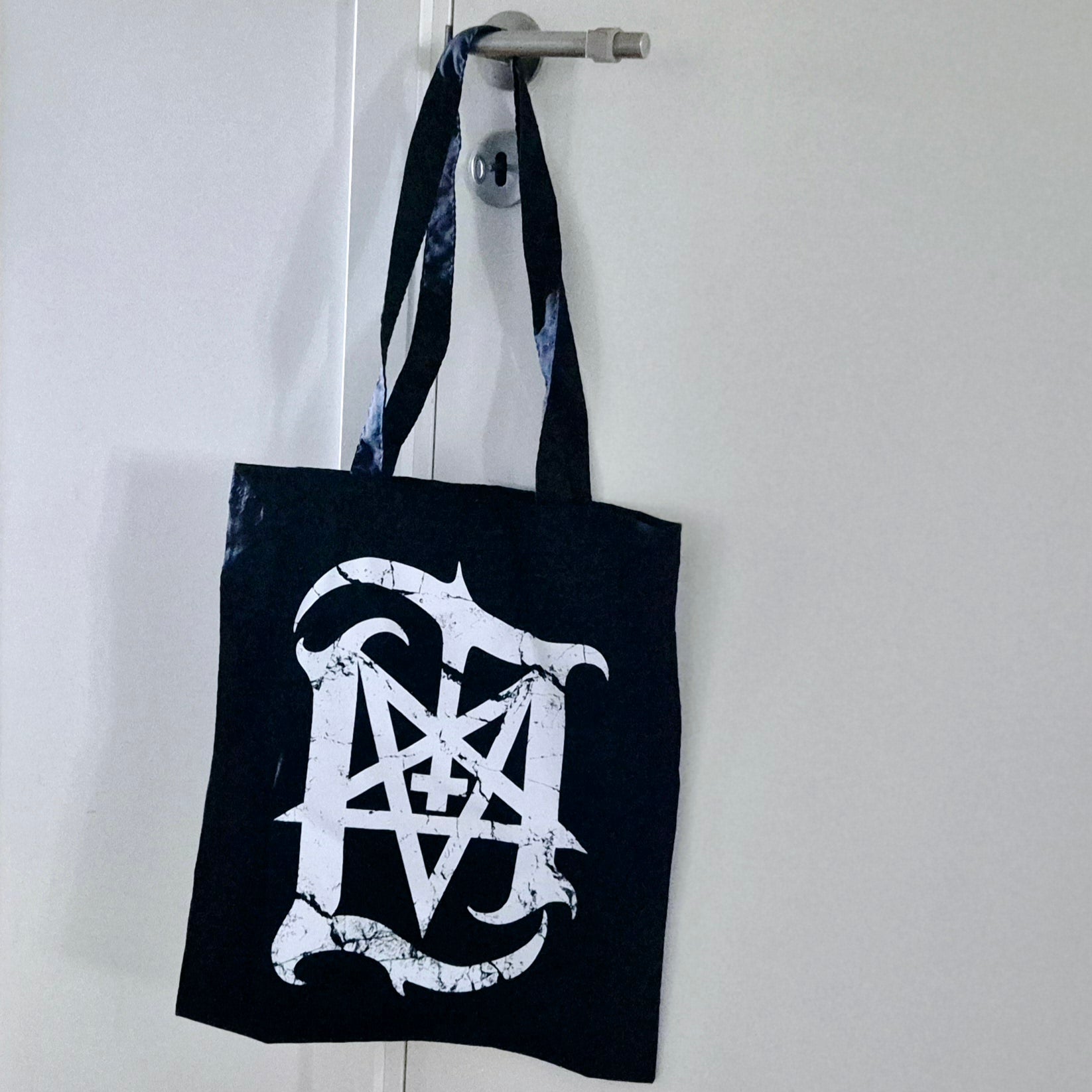 Lord Ahriman Signature Tote Bag Schwarz Emblem 37x41 cm