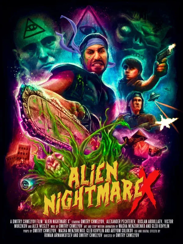 Black Lava Releases Alien Nightmare X DVD-R Belgien Import Sci-Fi