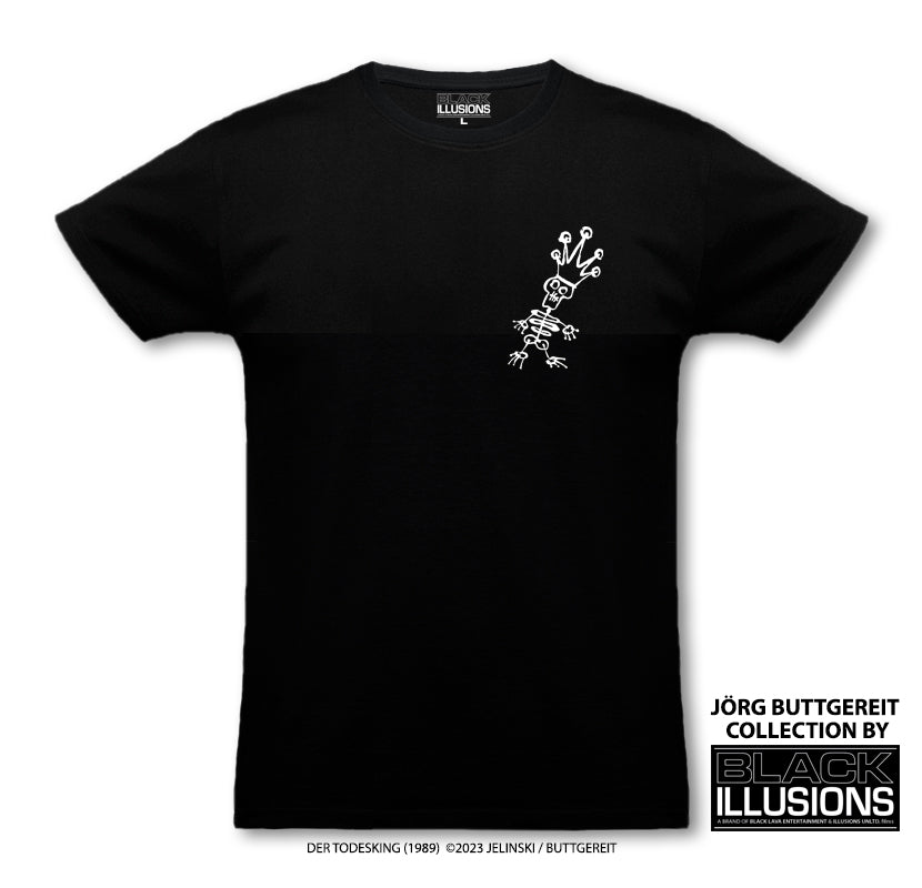 BlackLava Merchandise Todesking T-Shirt Round Neck Schwarz