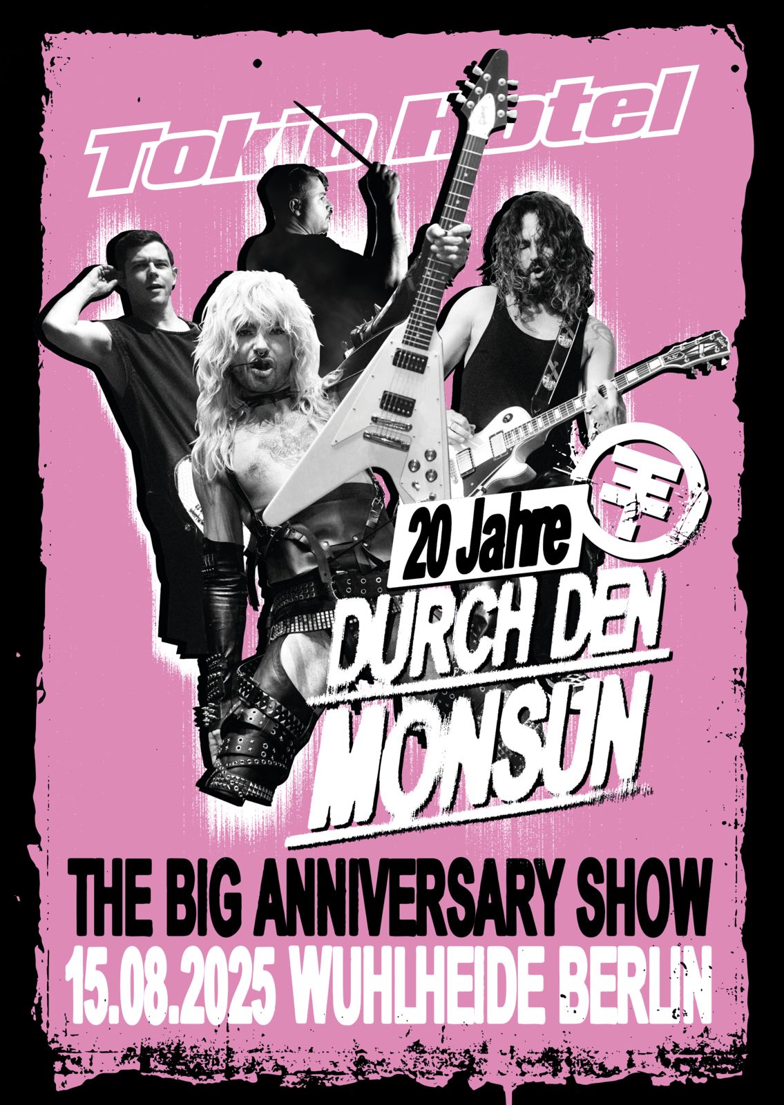 Tokio Hotel Monsun The Big Anniversary Show Poster 20 Jahre