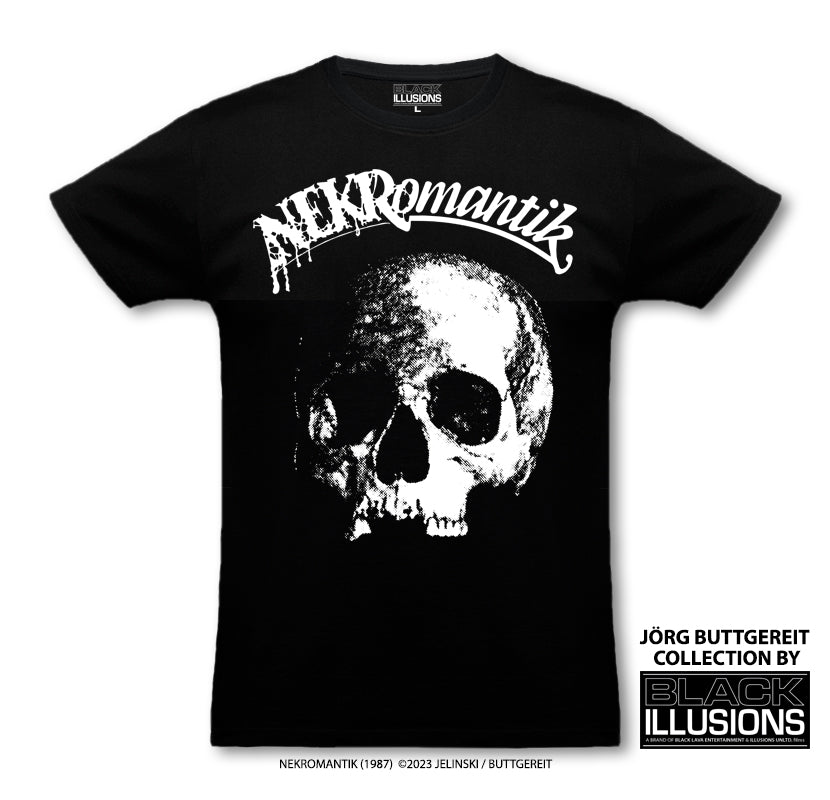BlackLava Nekromantik Skull #2 T-Shirt Rundhals S-5XL Baumwolle