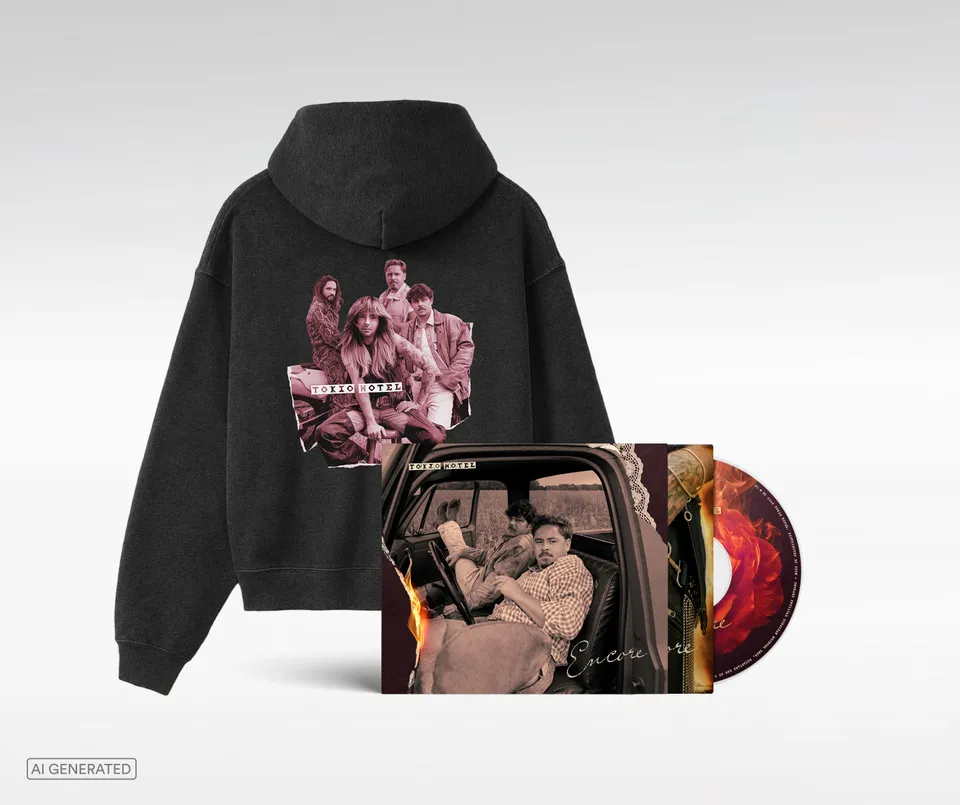 Tokio Hotel ENCORE CD + Sweat Jacket Bundle Disc