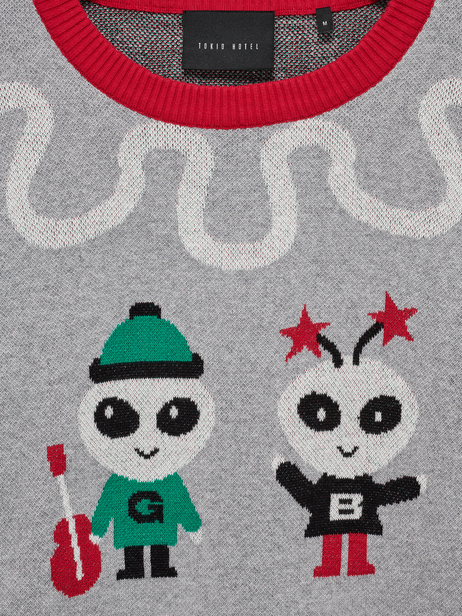 Tokio Hotel X-Mas Knit Sweater Strickpullover Mehrfarbig
