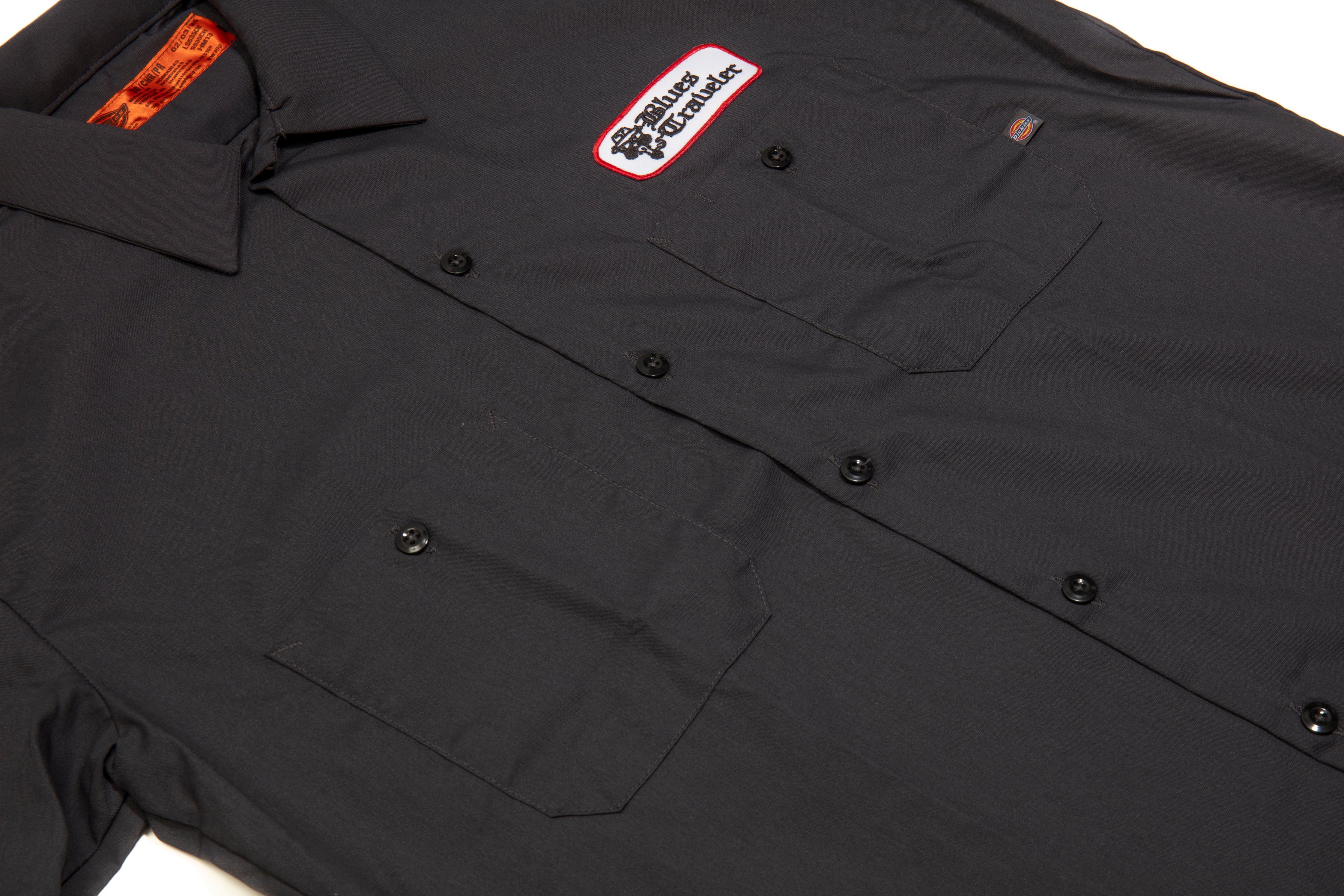 Blues Traveler Logo Patch Dickies Workshirt charcoal