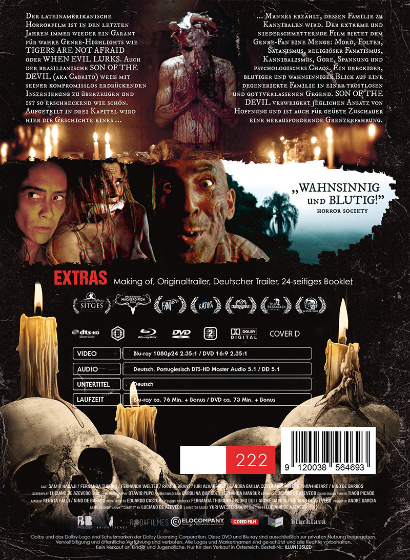 Black Lava Son of the Devil Mediabook 2-Disc Cover D