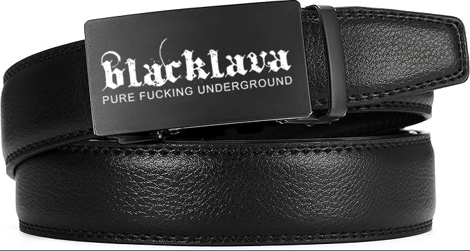 Black Lava Pure fucking Underground Ledergürtel 35mm Echtleder