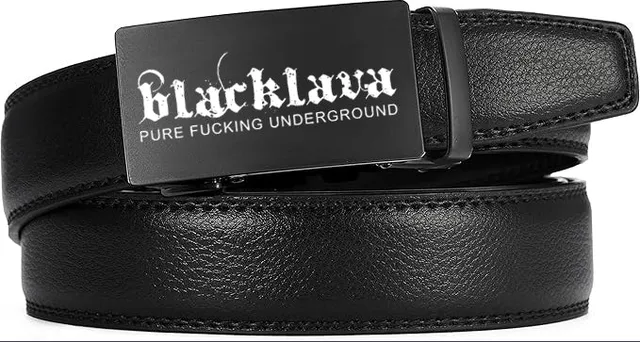 Black Lava Pure fucking Underground Ledergürtel 35mm Echtleder
