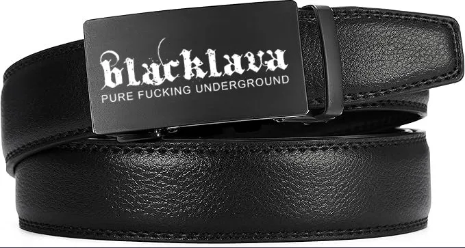 Black Lava Pure fucking Underground Ledergürtel 35mm Echtleder