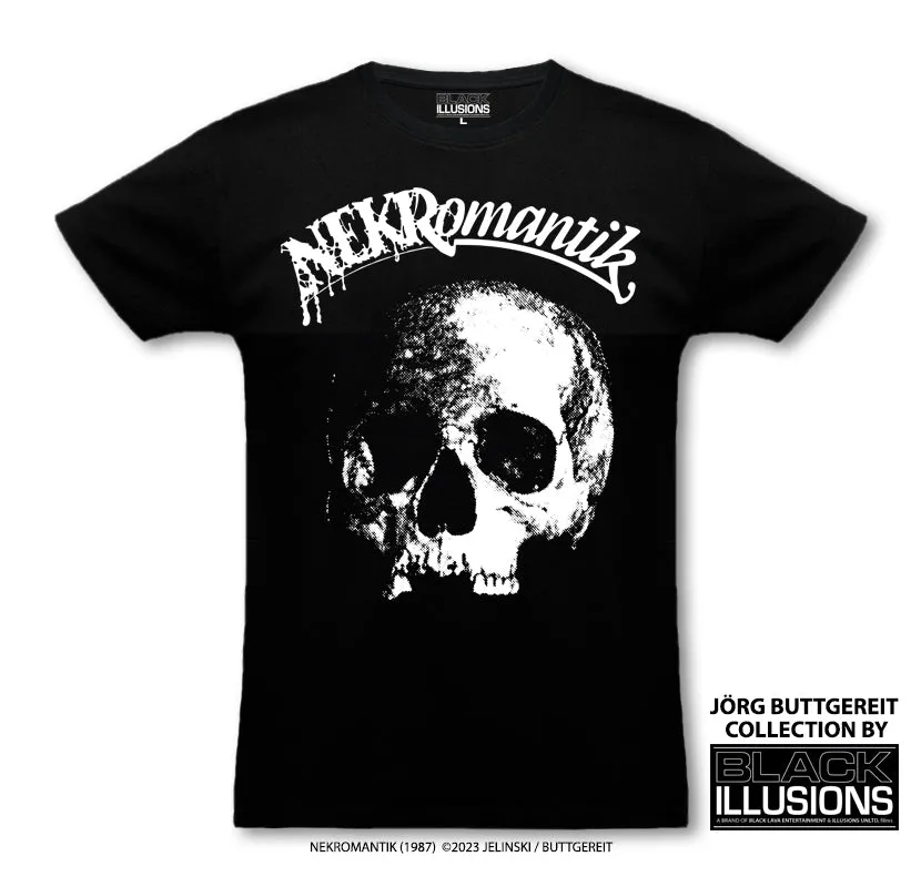 BlackLava Nekromantik Skull #2 T-Shirt Rundhals S-5XL Baumwolle