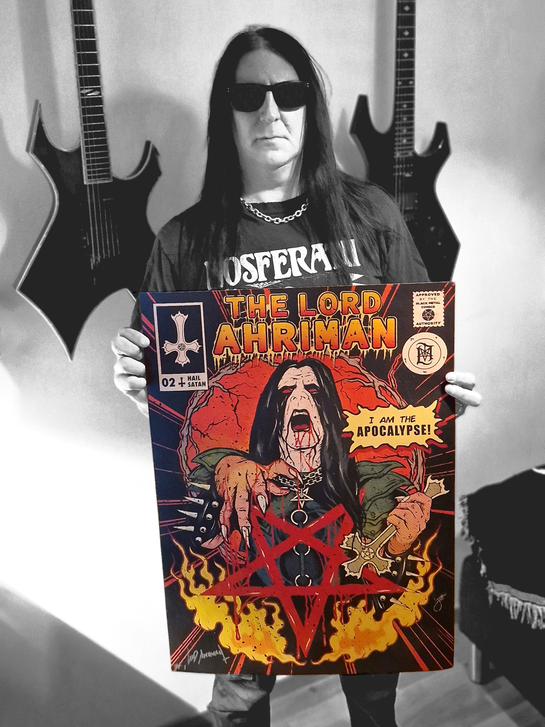Lord Ahriman II Poster 50x70 Signiert Nummeriert 100 Stück