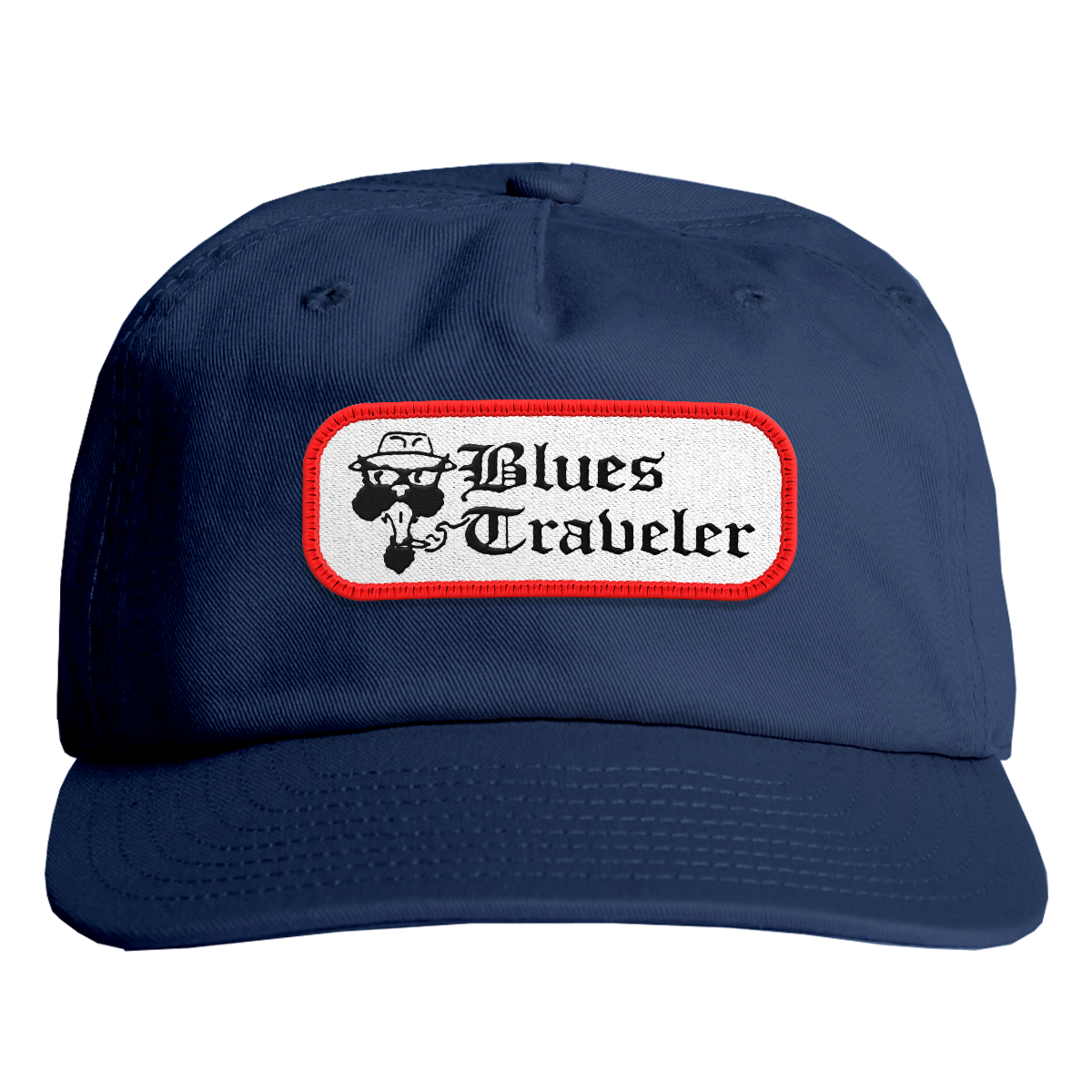 Blues Traveler Logo Patch Snapback Cap navy Baumwolle