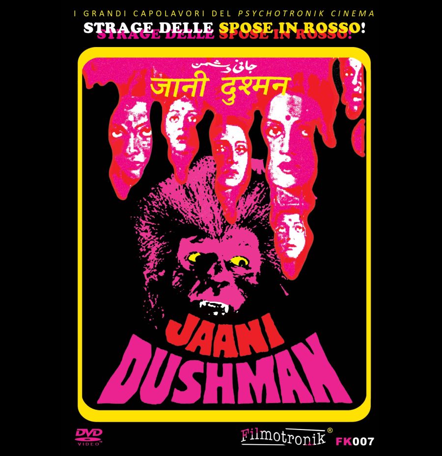 Jaani Dushman Italian Import DVD Hindi Thriller Amaray