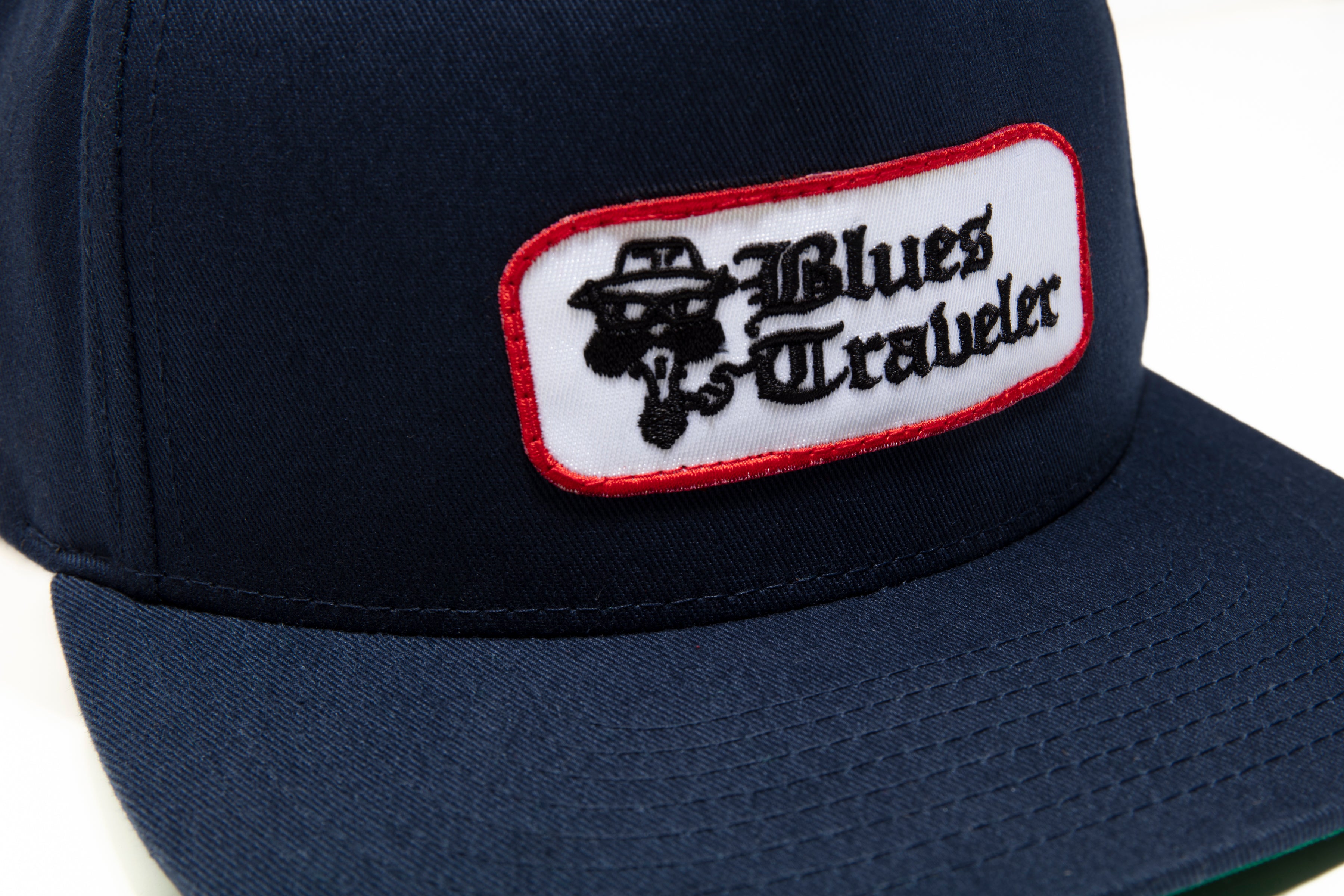Blues Traveler Logo Patch Snapback Cap navy Baumwolle