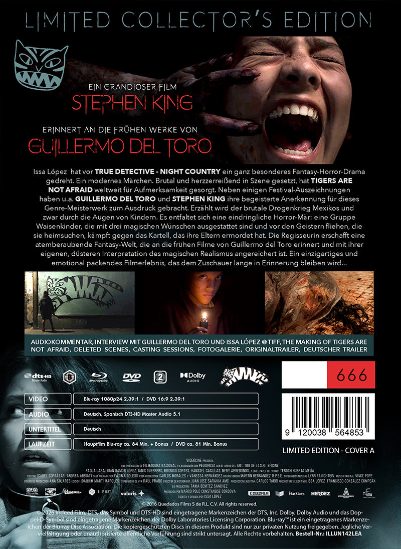 Tigers Are Not Afraid Mediabook Cover A Uncut Blu-ray DVD