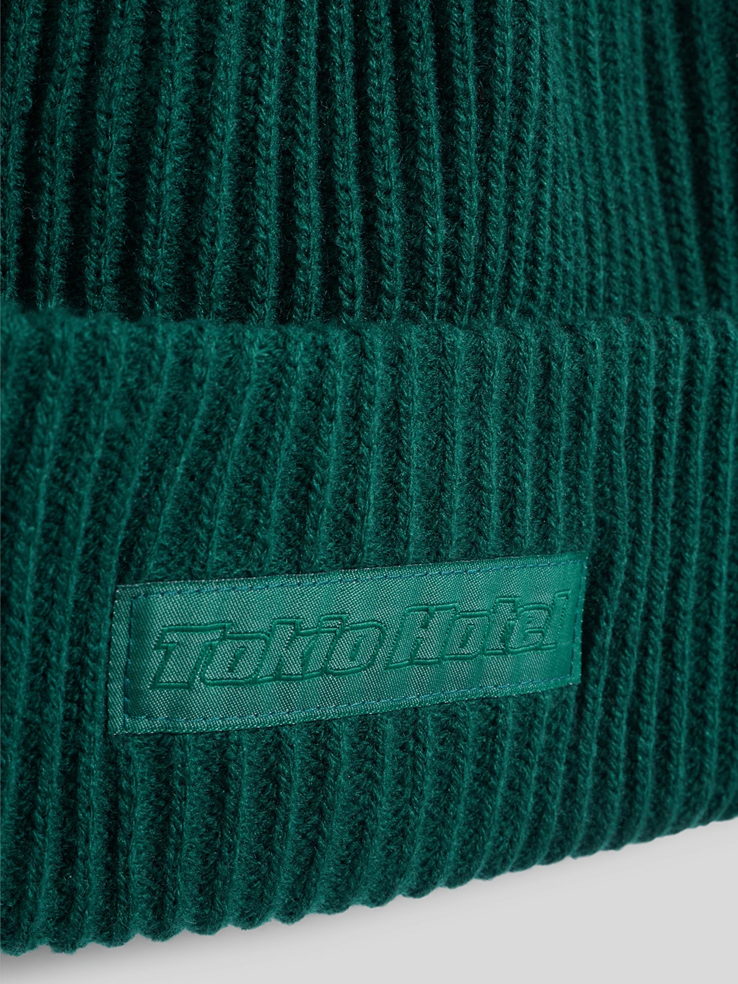 Tokio Hotel Logo Beanie Mütze Grün mit Patch