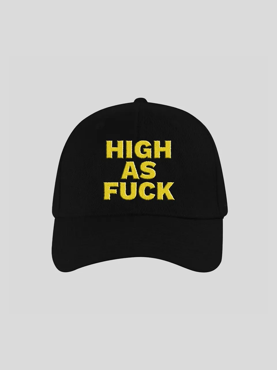 Tokio Hotel High as Fuck Cap Schwarz Baumwolle One Size
