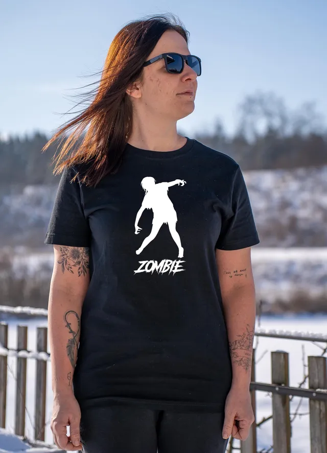 BlackLava Zombie T-Shirt Round Neck Shirt 200 g/m²
