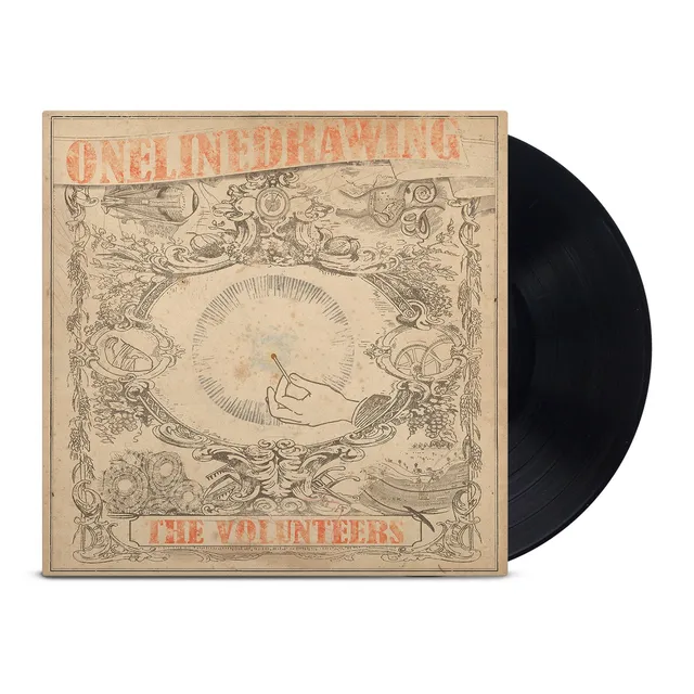 onelinedrawing The Volunteers LP Vinyl schwarz