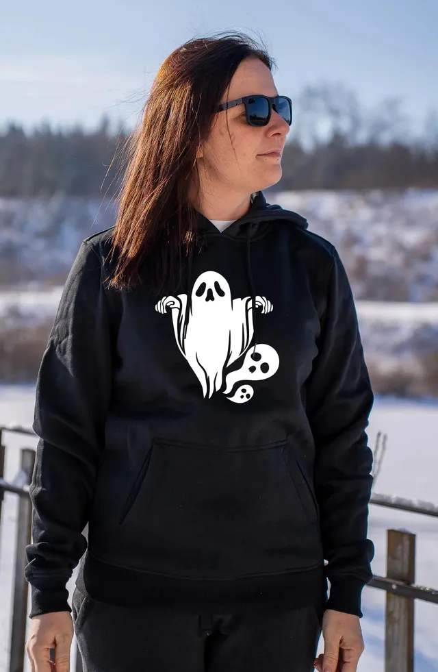 Black Lava Ghosts Geister Heavy Hoody 300 g/m² Baumwolle