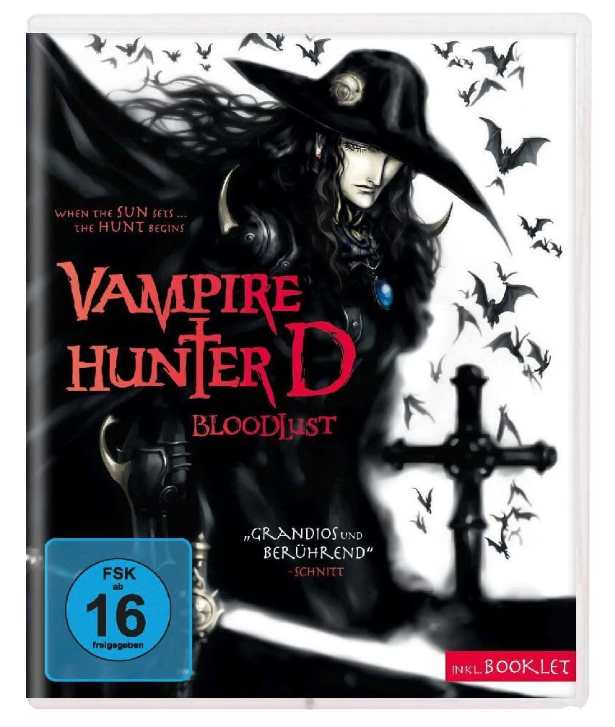 Black Lava Vampire Hunter D Bloodlust Blu-ray Scanavo Booklet