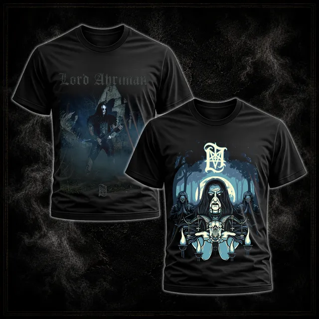 Lord Ahriman Nightfall Horns Bundle Shirt 2er Pack schwarz