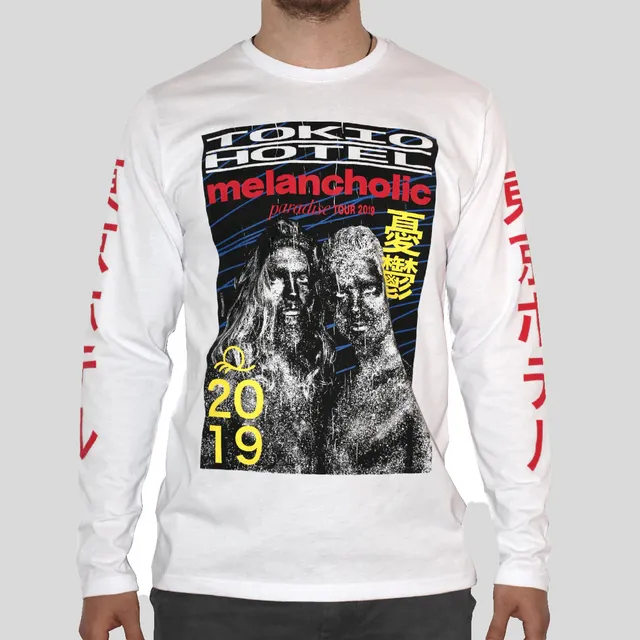 Tokio Hotel MP2019 Tour Longsleeve Shirt Weiß Bio