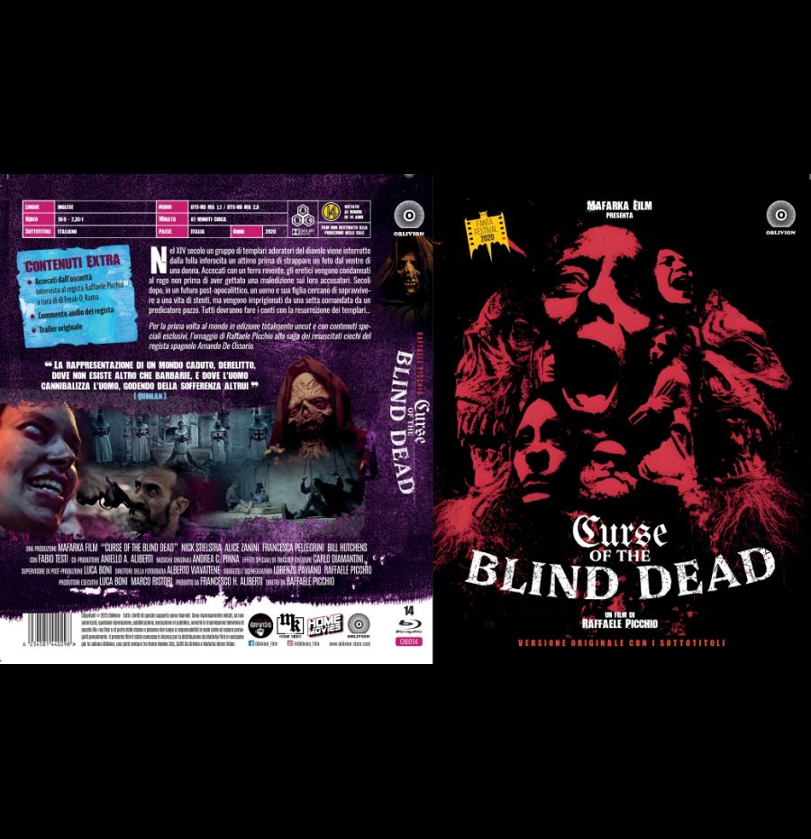 Home Movies Curse of the Blind Dead Blu-ray Scanavo Import