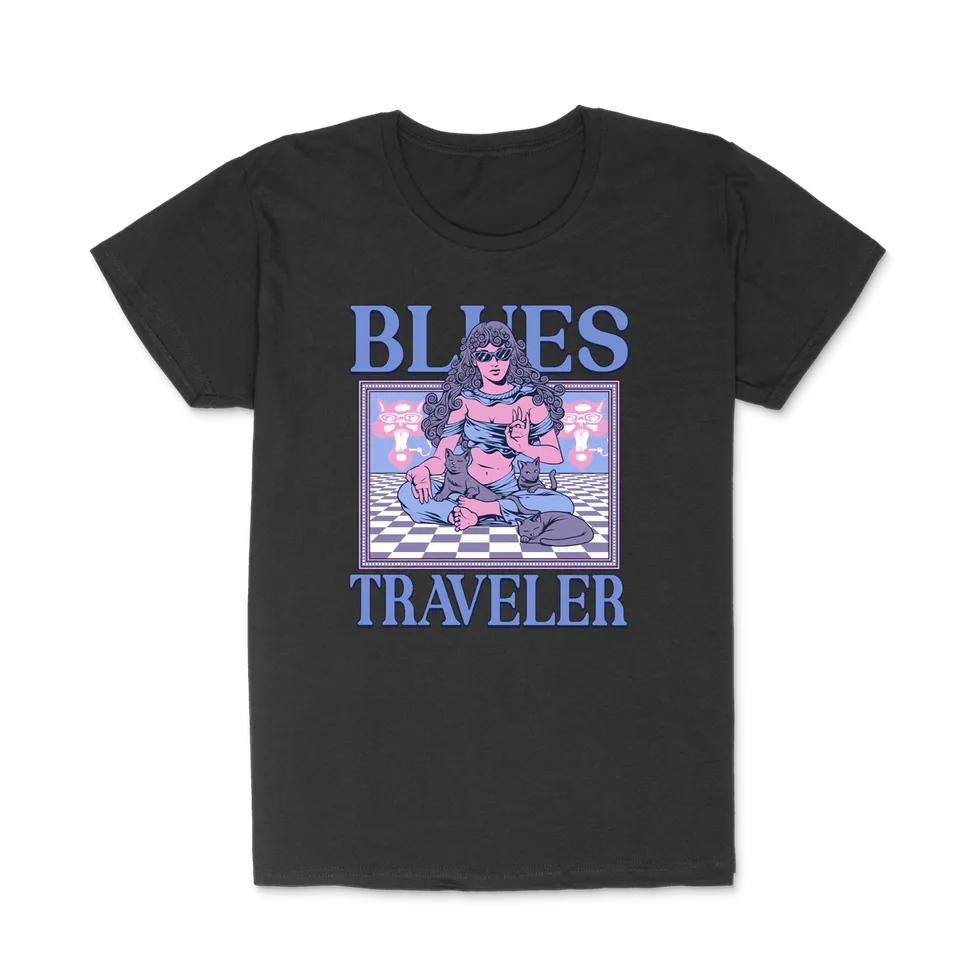 Blues Traveler Meditate Damen T-Shirt vintage black