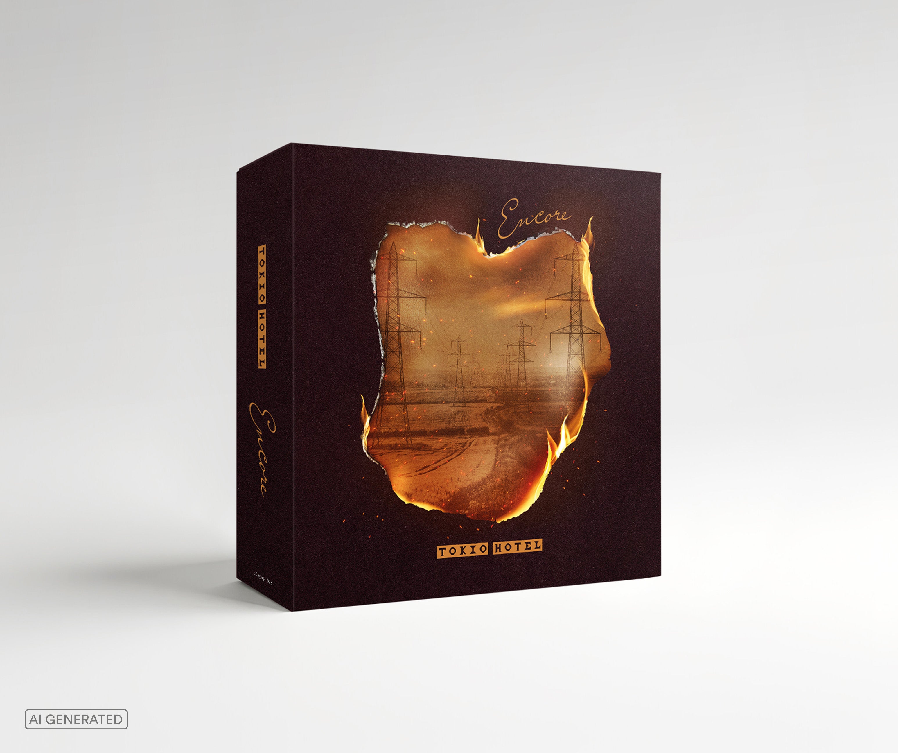 Tokio Hotel Encore Deluxe Fanbox Box 12 Songs Poster