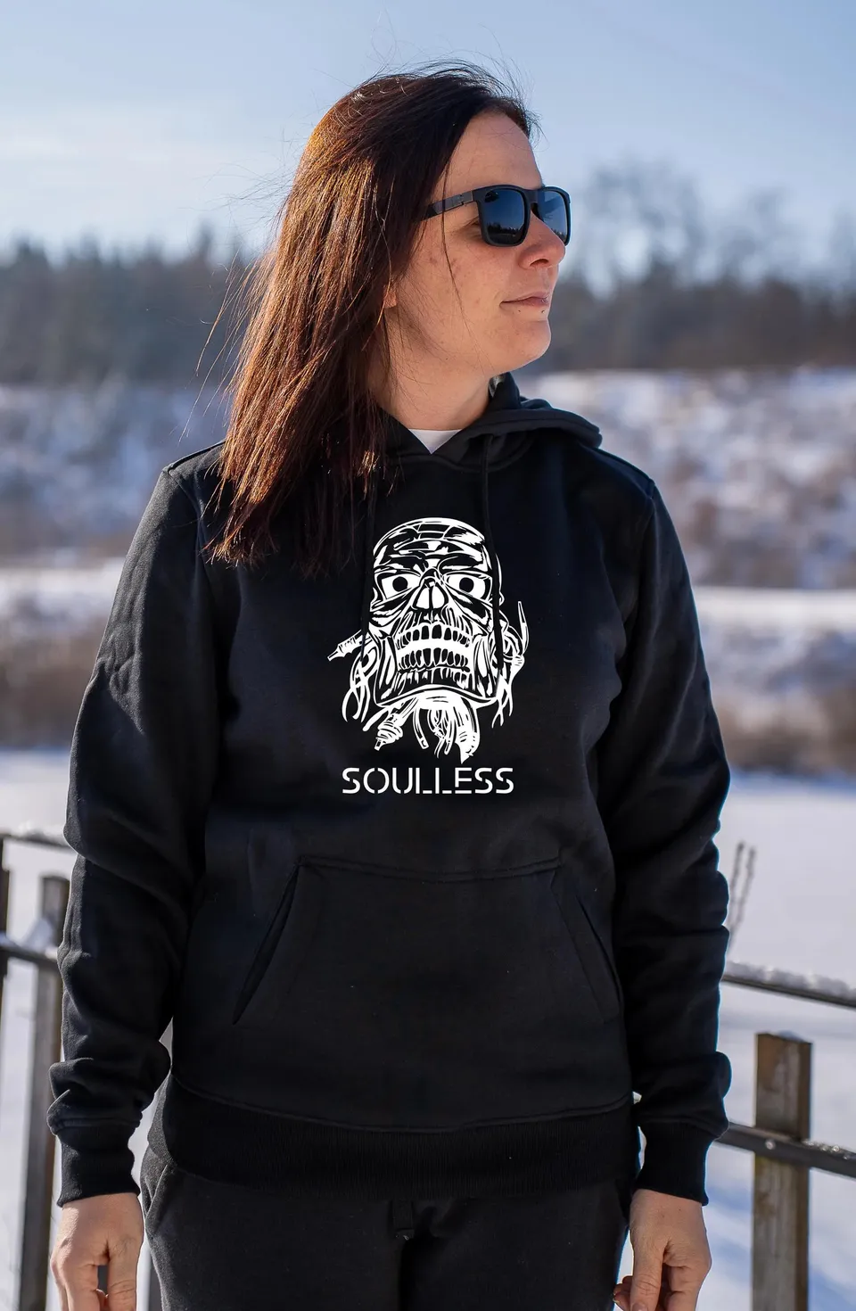 BlackLava Soulless Heavy Hoody Shirt Gr. L Baumwolle