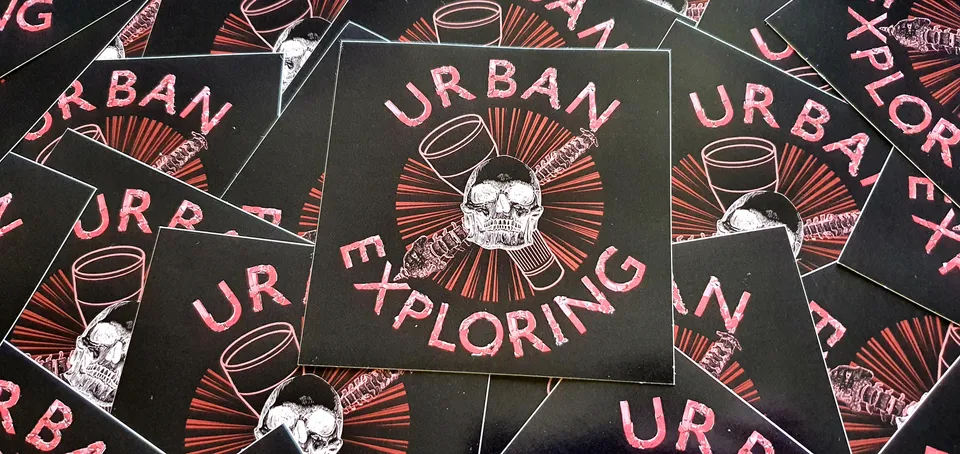 Black Lava Urban Exploring Sticker 5er Pack 10 cm