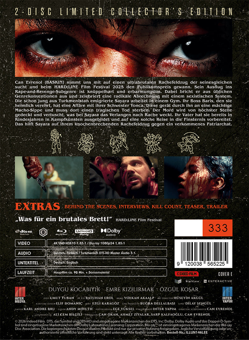 Black Lava Sayara Revenge is Darkness Mediabook Cover E UHD