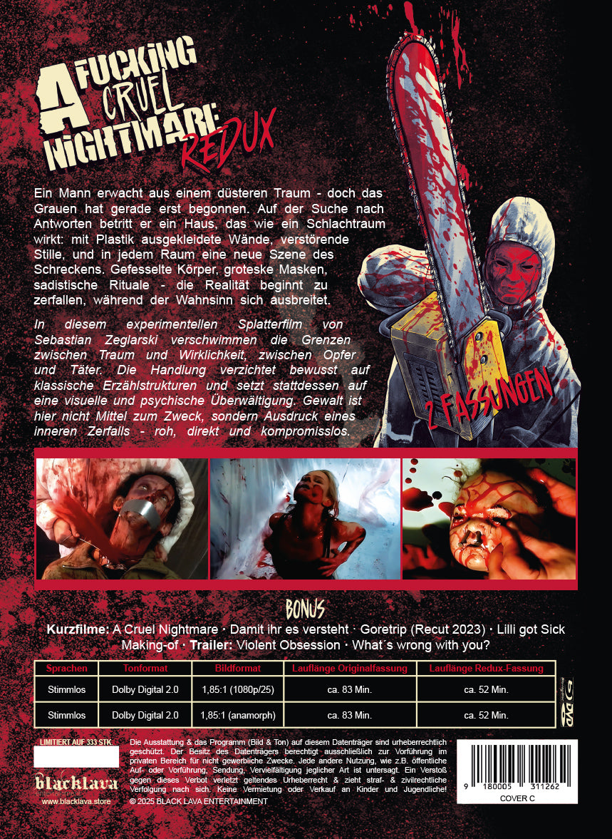 BlackLava Cruel Nightmare Mediabook DVD+Blu-ray Cover C
