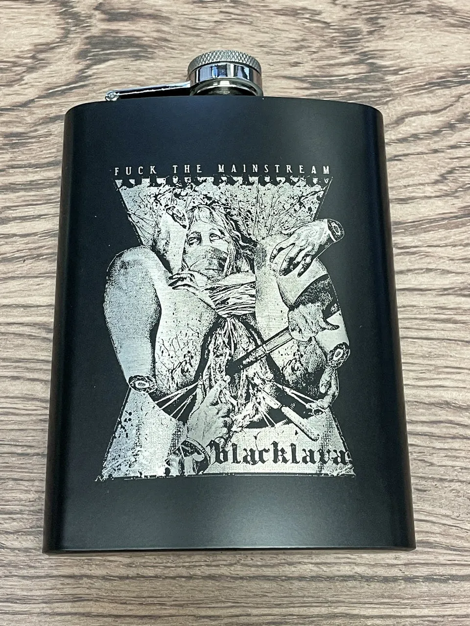 Merchandise Fuck the Mainstream Flachmann Edelstahl 240 ml