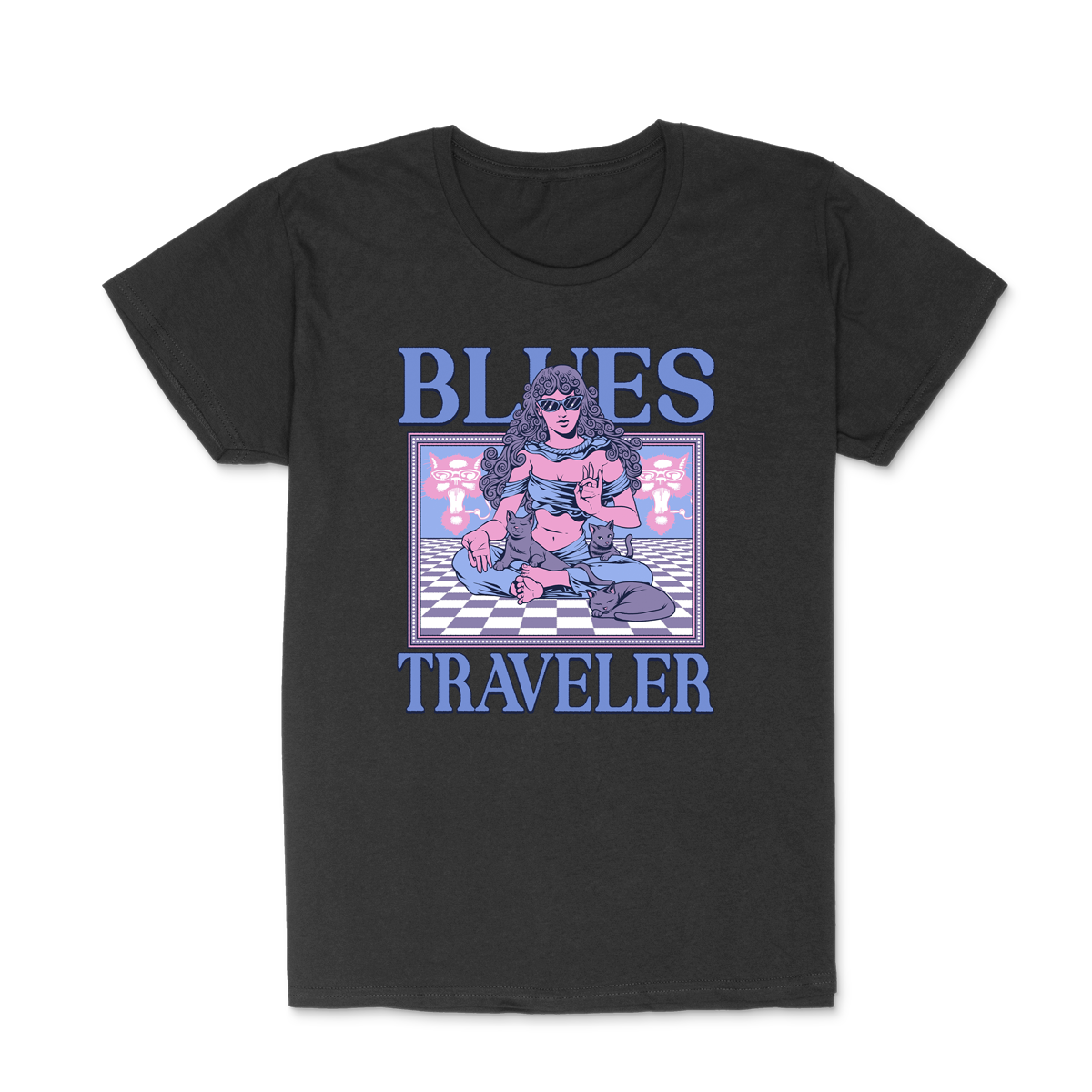 Blues Traveler Meditate Damen T-Shirt vintage black
