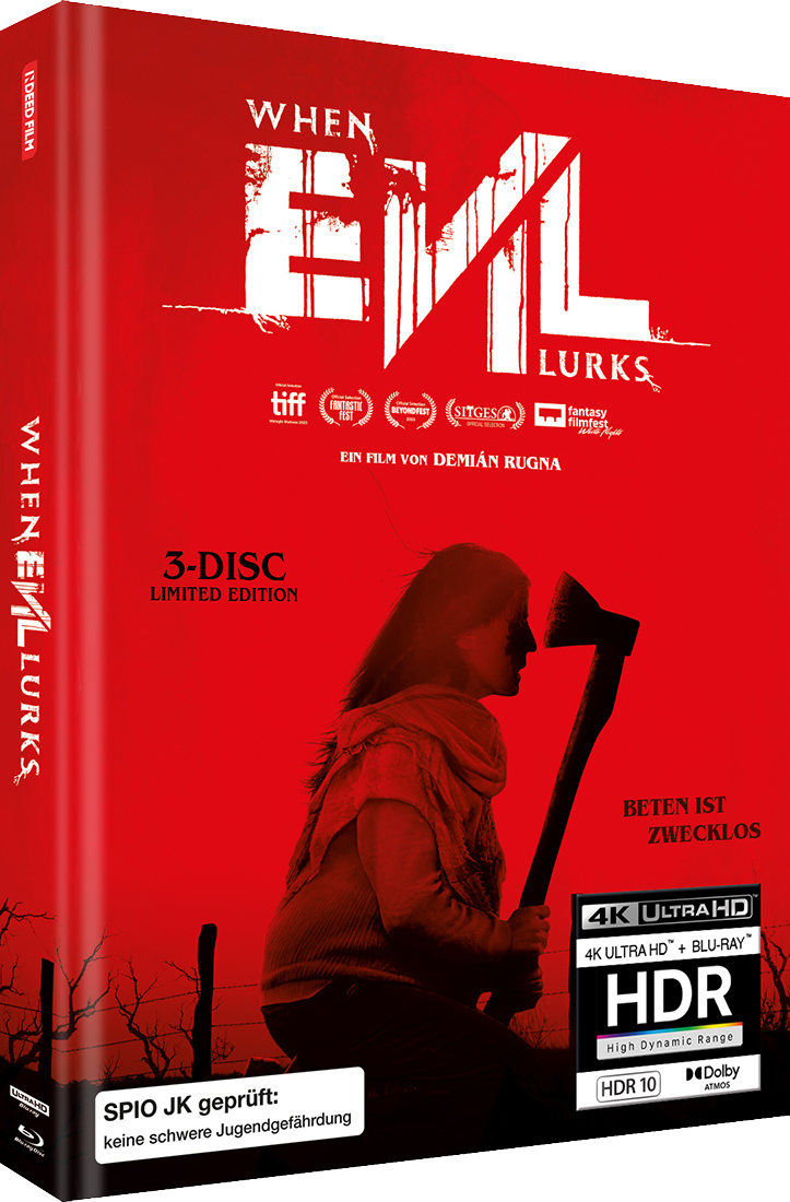 BlackLava Releases When Evil Lurks UHD+2BD Mediabook B UNCUT