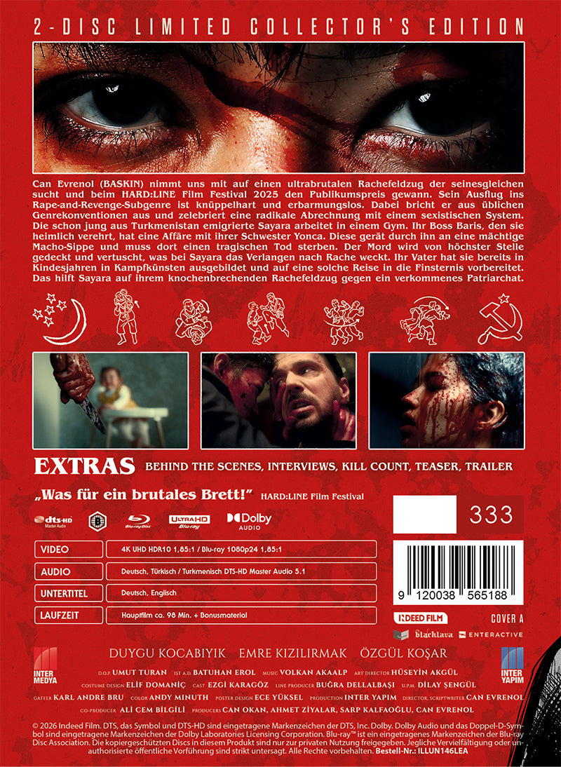 Black Lava Sayara Revenge is Darkness Mediabook BD+UHD Cover A