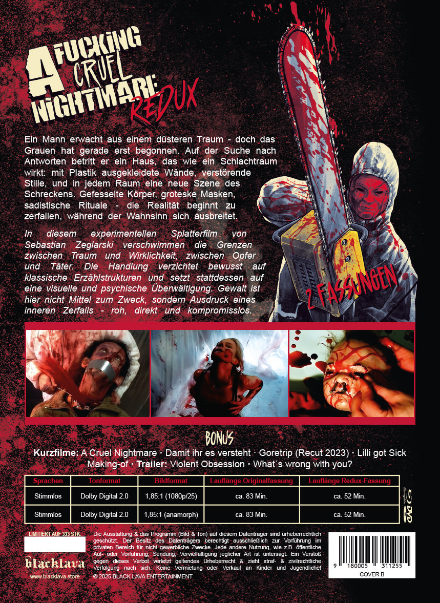 BlackLava A Fucking Cruel Nightmare DVD+Blu-ray Mediabook Cover B