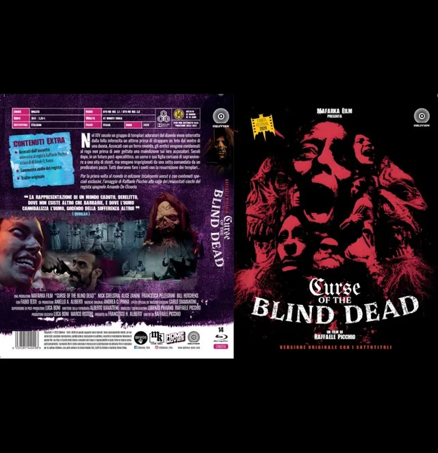 Home Movies Curse of the Blind Dead Blu-ray Scanavo Import