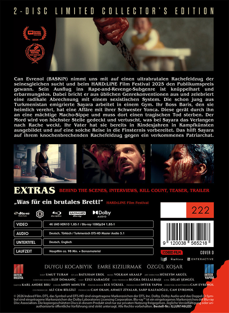 Black Lava Sayara Revenge Is Darkness UHD+BD Mediabook D