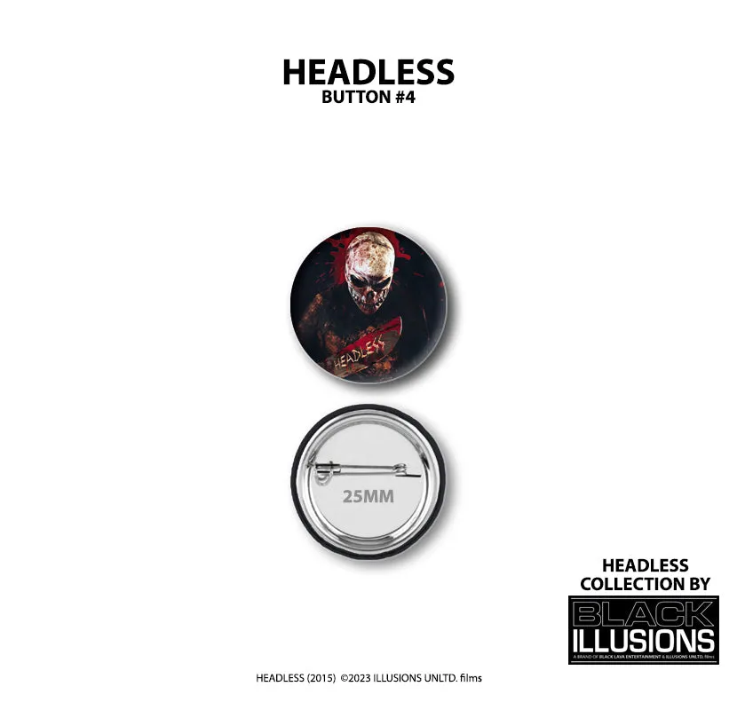 BlackLava Headless 25mm Button #4 Anstecker Sammler